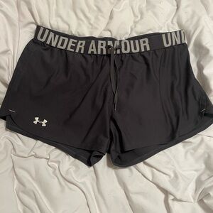 Under Armour athletic shorts, gray